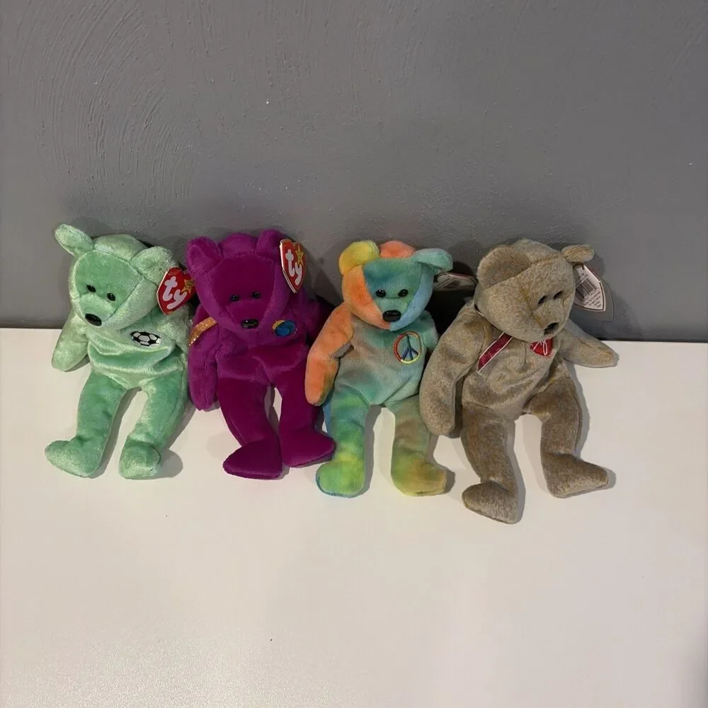 Ty Beanie Baby Bear Lot Of 12